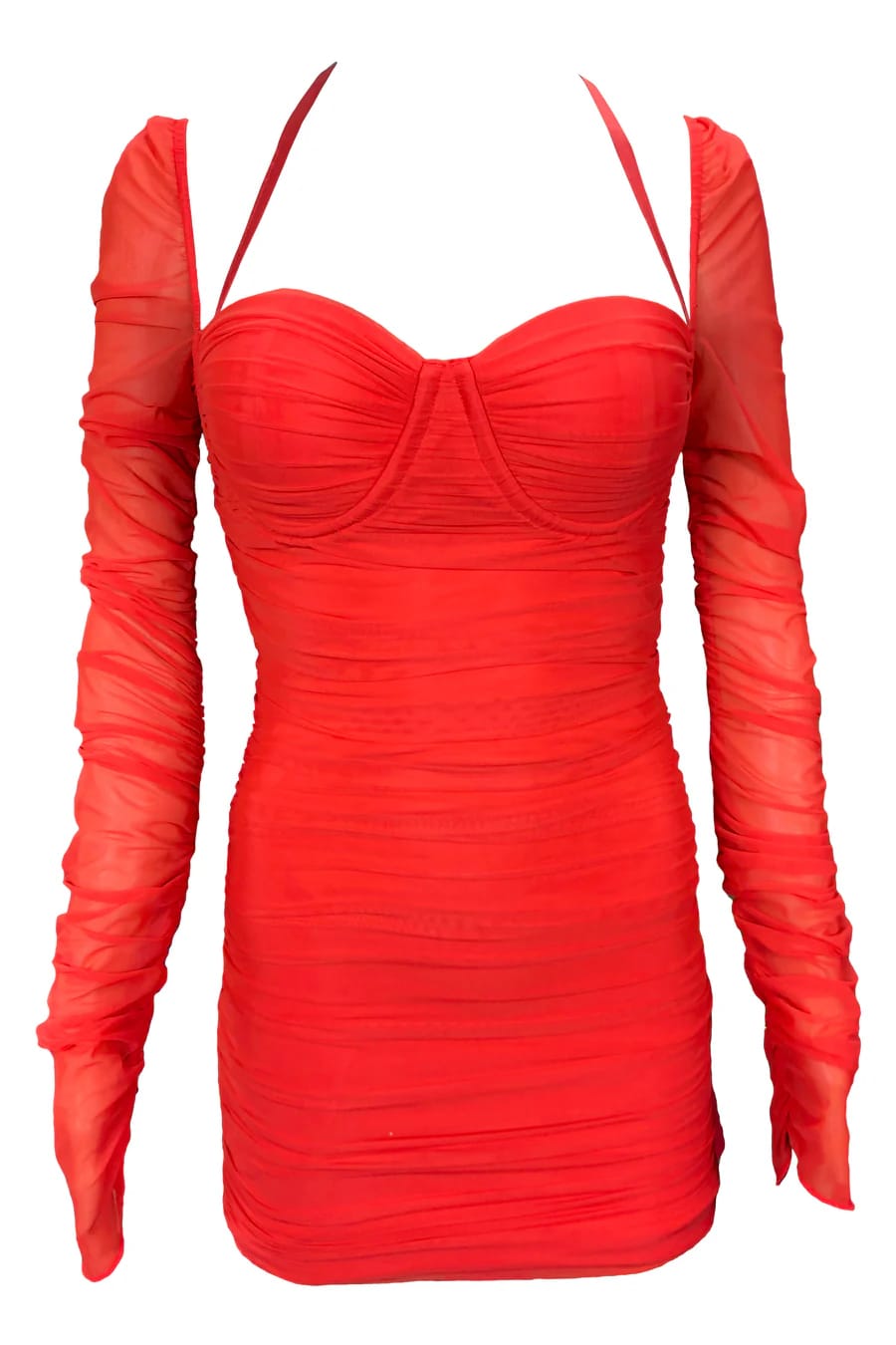 Machen Sie sich bereit, zu glänzen: Das Rote Minikleid für selbstbewusste Frauen