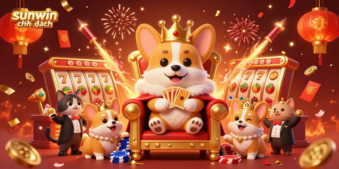 Play slot games at sunwin chính hãng for exciting jackpot wins with vibrant casino elements