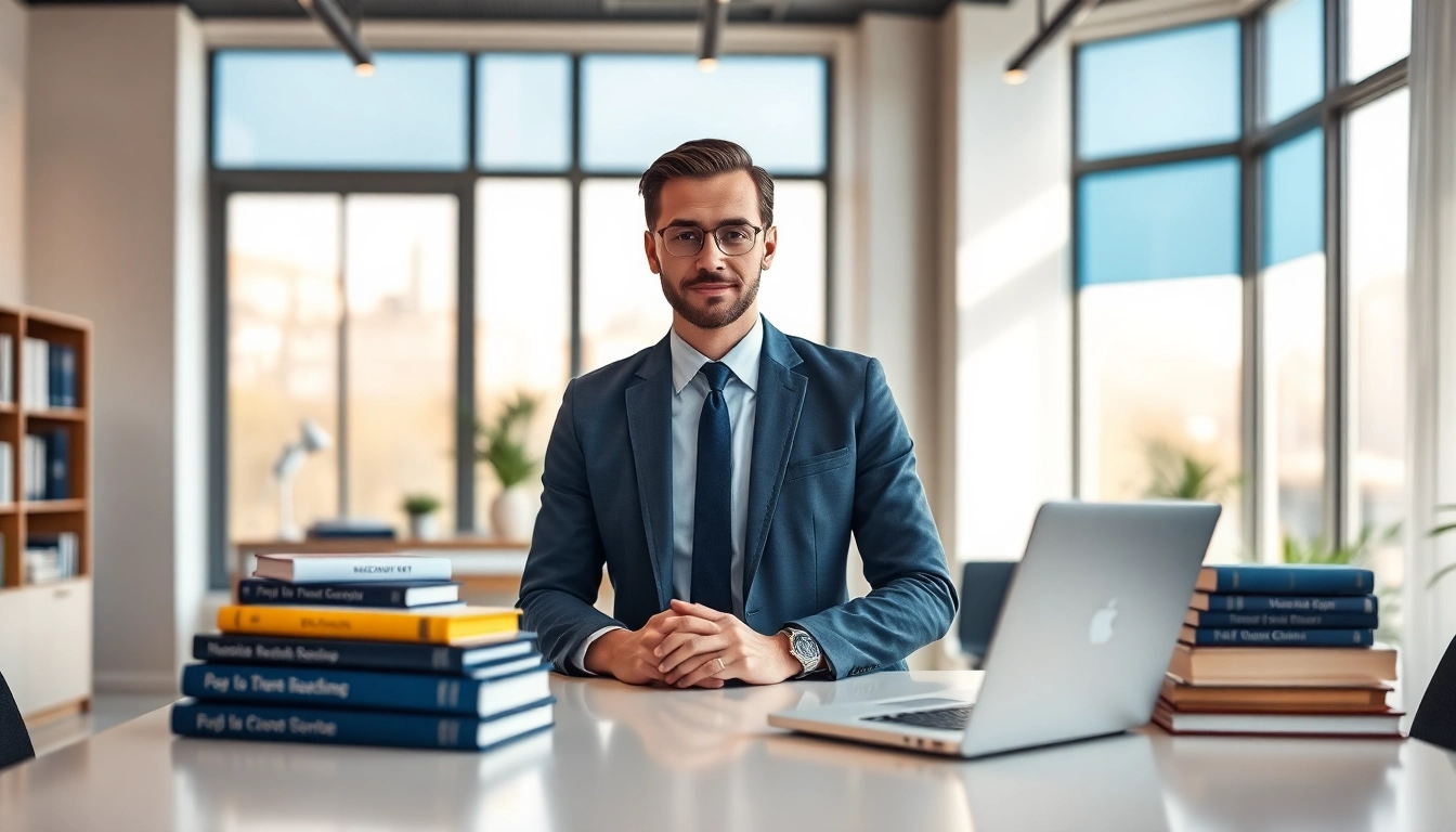 Headhunter Schweiz berät einen Kunden in einem modernen Büro mit viel natürlichem Licht.