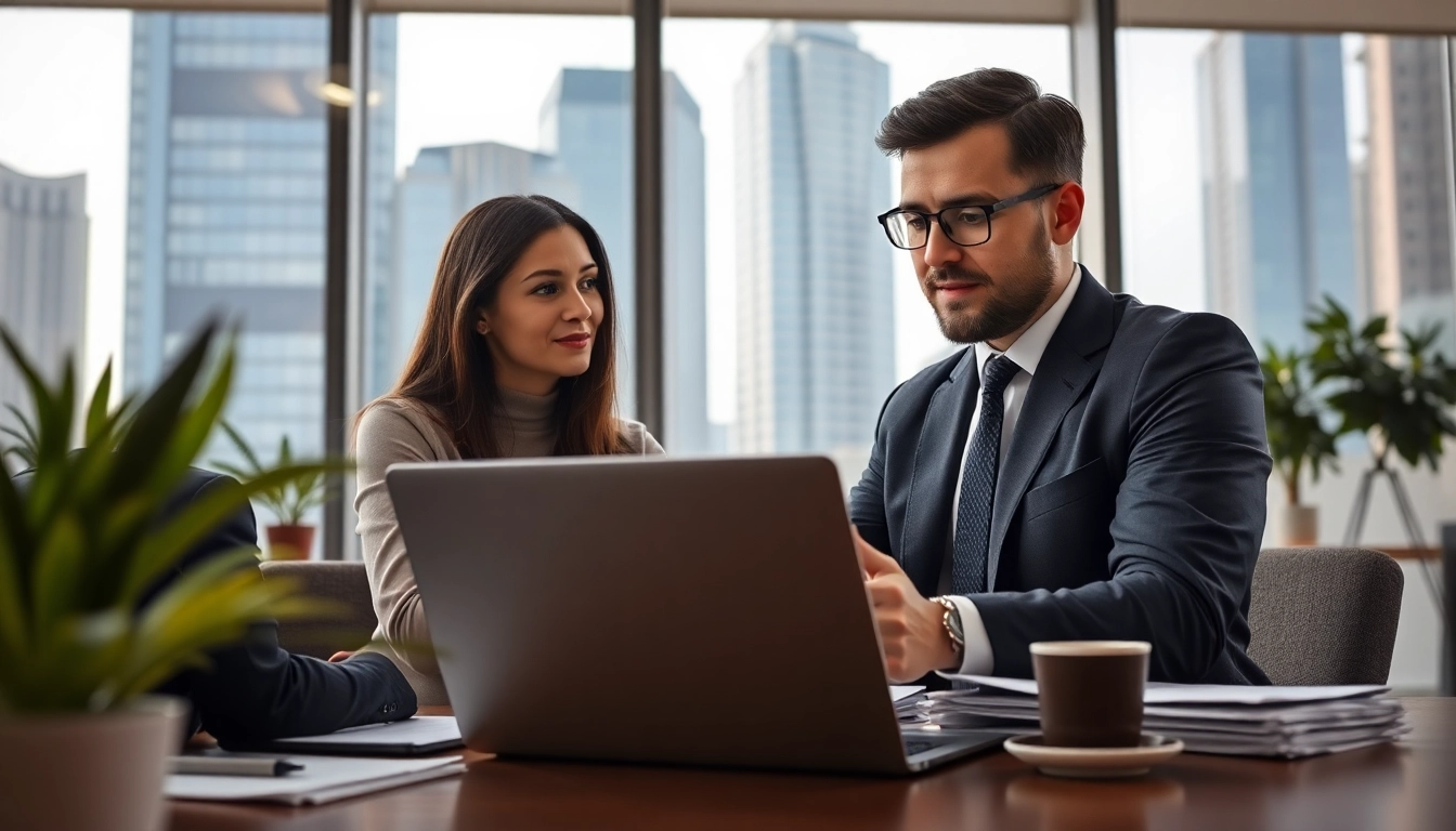 Headhunter Schweiz bietet strategische Beratung und persönliche Kommunikation in einem modernen Büro.