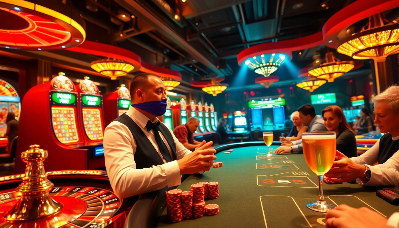 Experience the thrill of bdtk1 org while enjoying an exhilarating night at a luxurious casino.